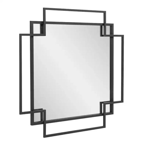 Specchio da parete a figura intera senza cornice 31"x23" Collezione Whitby: arredamento moderno, 60" di altezza, montaggio a parete