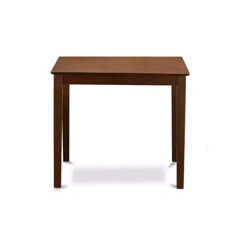 Set da pranzo Vernon 3 pezzi altezza bancone in mogano quadrato