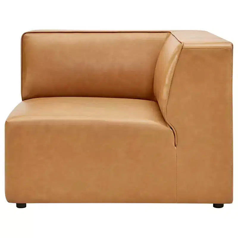 Sedia ad Angolo in Pelle Vegana Mingle - Modway