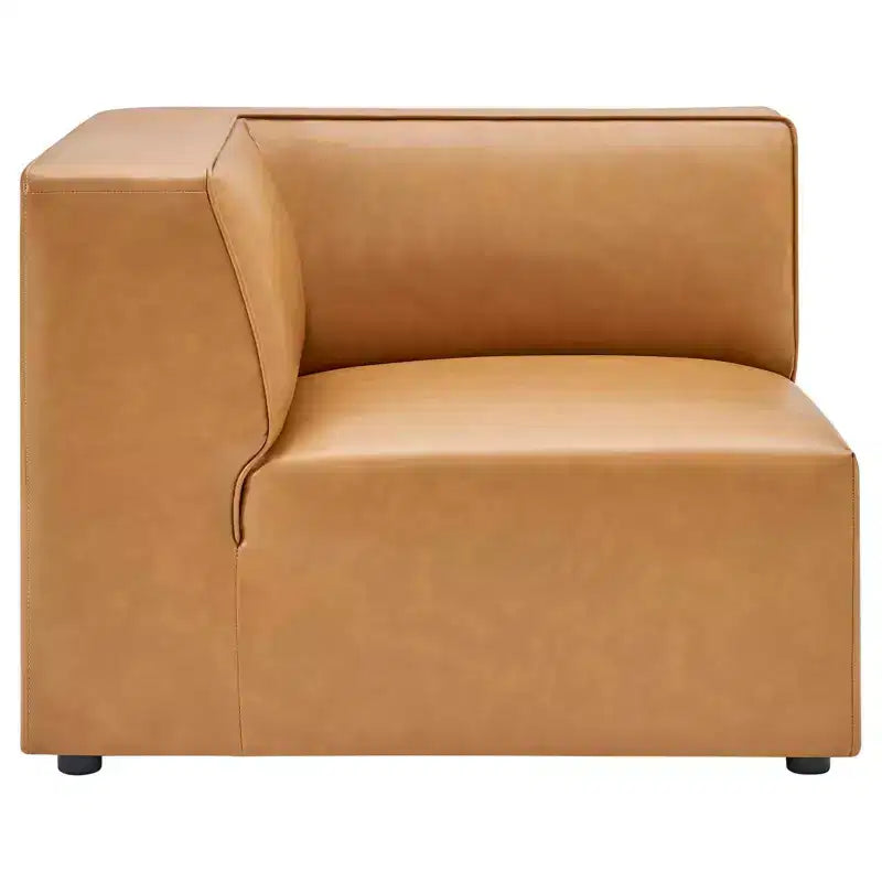 Sedia ad Angolo in Pelle Vegana Mingle - Modway