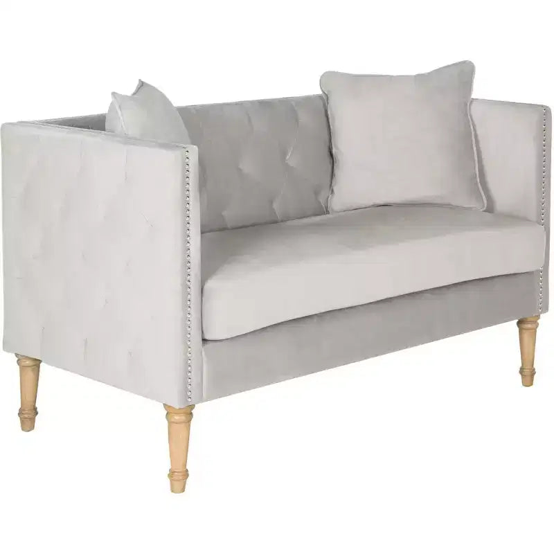 Divano Sarah con cuscini decorativi - FOX6206 - Grigio - Safavieh Couture